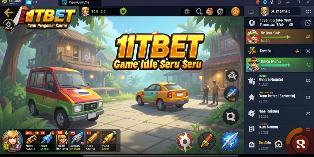 Tampilan menarik dari gameplay 11TBET yang menggambarkan kemajuan Idle.