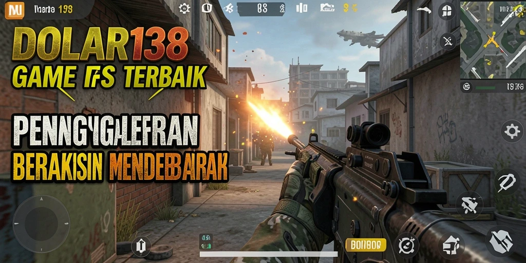 Screenshot DOLAR138 menunjukkan aksi pertempuran yang intens di arena.
