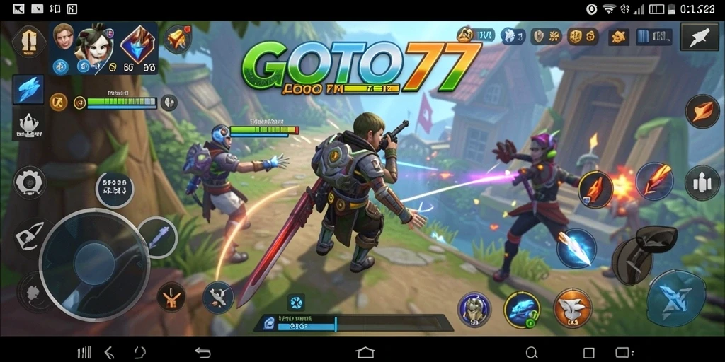 Screenshot utama GOTO77 menampilkan antarmuka aplikasi Utility yang sederhana dan fungsional.