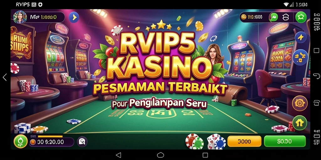 Tampilan gameplay menawan dari aplikasi Kasino RVIP5.
